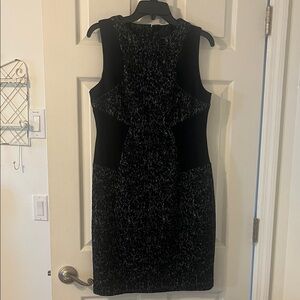 Alex Marie Black and Gray Mini Dress